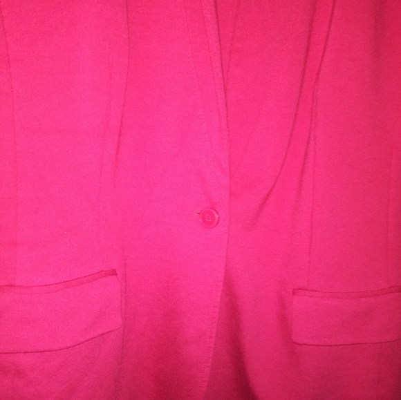 Over Sized Blazer. LB sz 26 Red Blazer - Picture 2 of 3